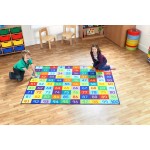 Covor Copii cucu Numere de la 1 la 100 cm - Small World Carpet